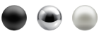 black white and chrome finishes